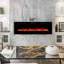 Alama Recessed or Wall Mounted Electric Fireplace Heater, Touch Screen & Remote Control, 10 Flame Colours, 8H Timer, 700W/1400W-623755483