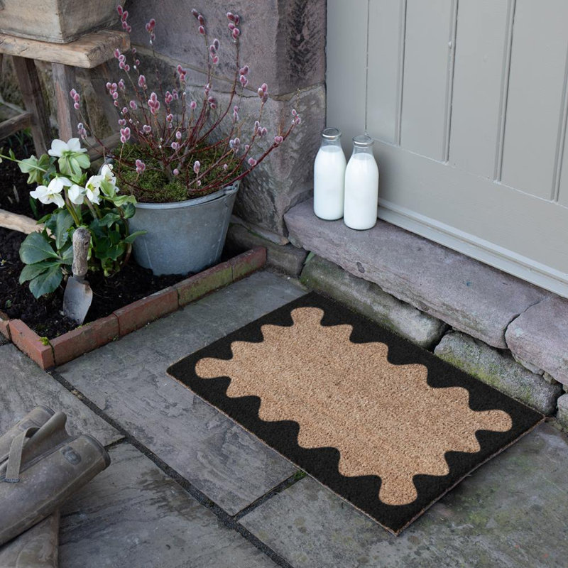 Annalou Area Rug, Black/Yellow