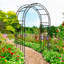 Arche de jardin en métal L 59 po x l 17,71 po x H 90,55 po