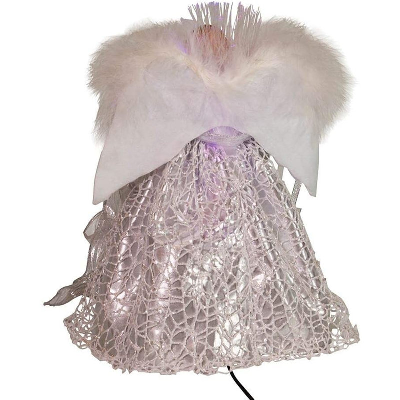 12'' Fabric Christmas Lighted Tree Topper
