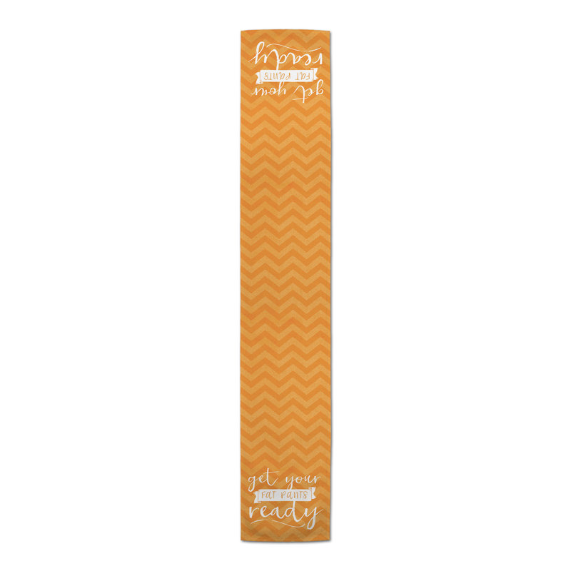 Parell Chevron Thanksgiving Table Runner