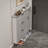 Grey Manufactured Wood Shoe Storage