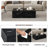 Stone Pattern MDF Coffee Table-1004219010