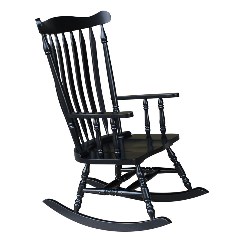 Chaise berçante, Noir antique