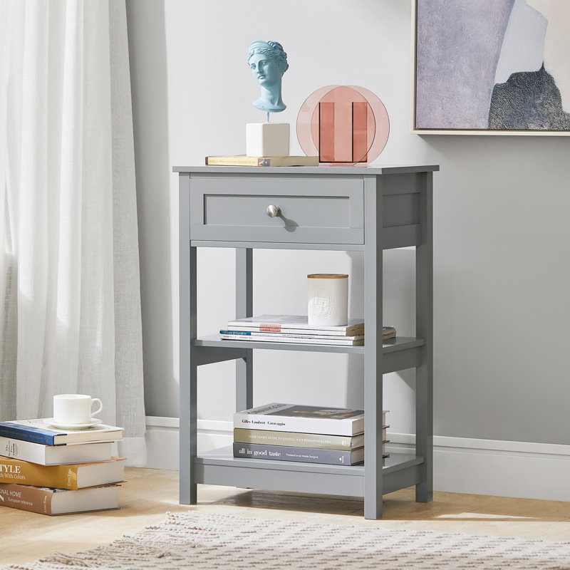 Edvard Floor Shelf End Table