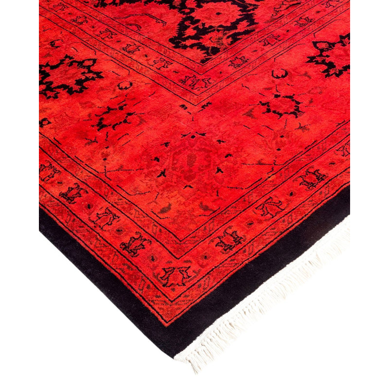 Zarious, One-of-a-Kind Hand-Knotted Area Rug - Red