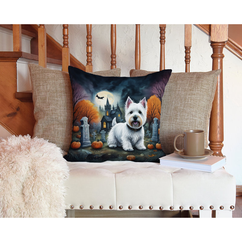  Coussin décoratif intérieur / extérieur en polyester Autre / Sans motif, 14 po x 14 po