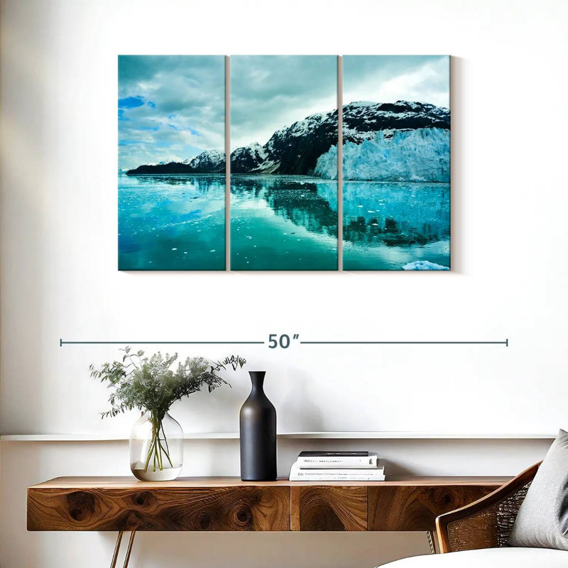 Alvord Alaskan Snowy Mountains, 24" H x 38" W