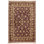 Wool Oriental Area Rug in Wine/Gold