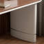 Bureau rectangulaire en noyer massif + bois manufacturé avec 3 tiroirs-109305410-109305408