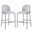 Tabouret de bar rembourré en métal-2027366294