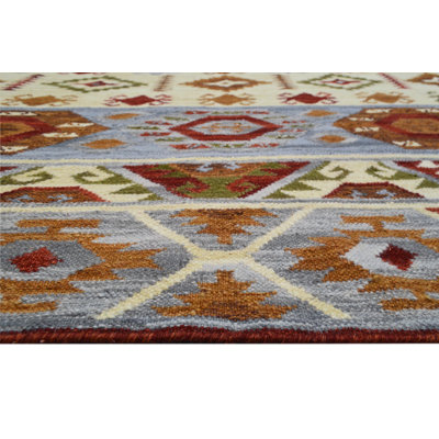 Southwestern Wool Hand Woven Area Rug