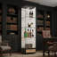 Vitrine H 65,8 po, bibliothèque avec DEL 13 couleurs et 1 tiroir-52281329