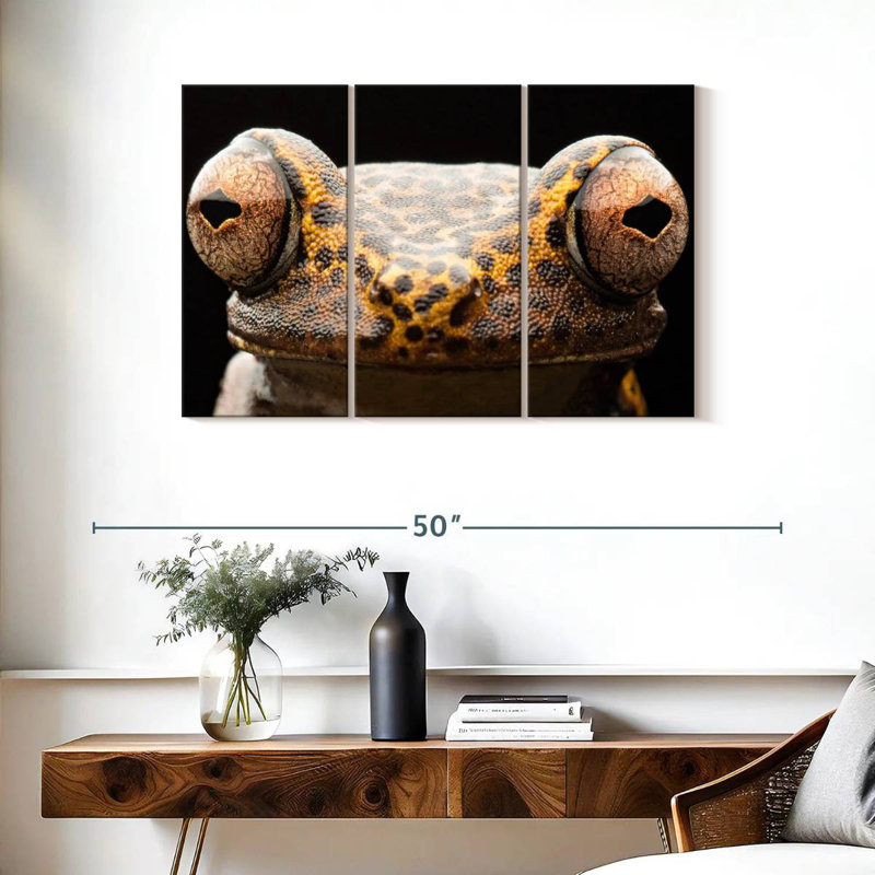 Brampt Tree Frog Eyes, 24" H x 38" W