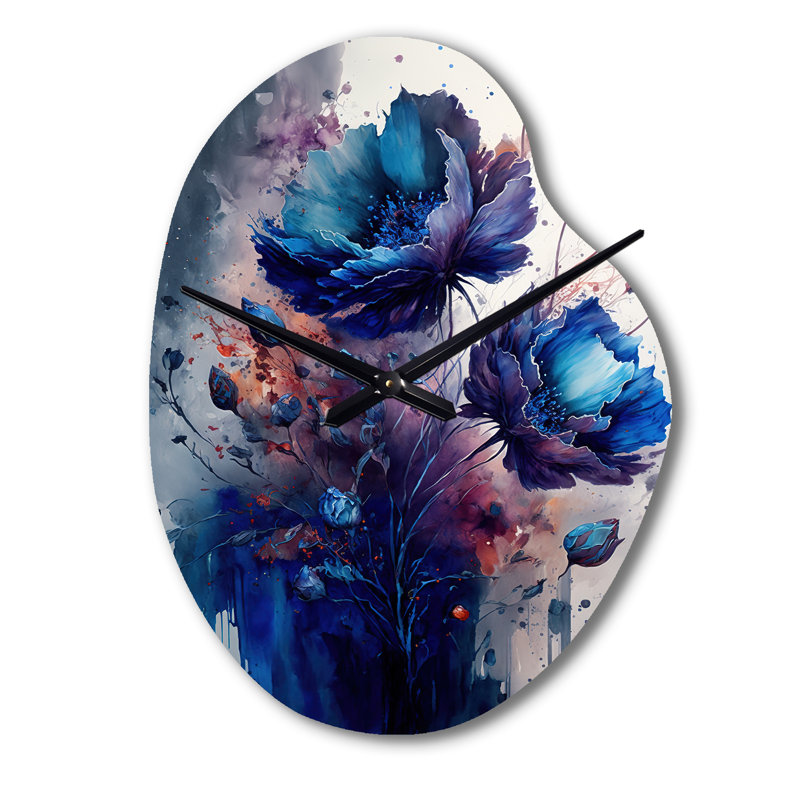 Horloge murale en métal Khem Vibrant, Petit
