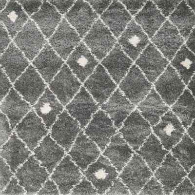 Tapis contemporain gris