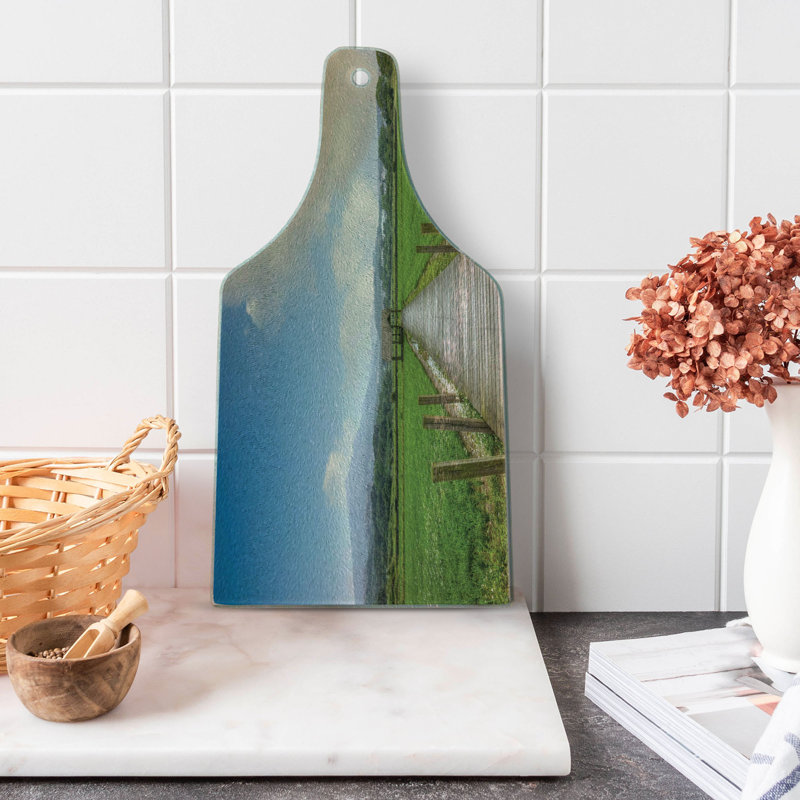 Planche à découper en verre trempé Ambesonne