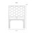 Honeycomb Open-Frame Headboard-22972336-23007636