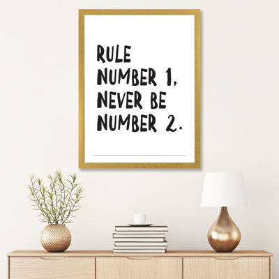" Rule Number "