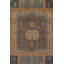 Distressed Homage Hand Knotted Wool Geometric Area Rug-1711190029