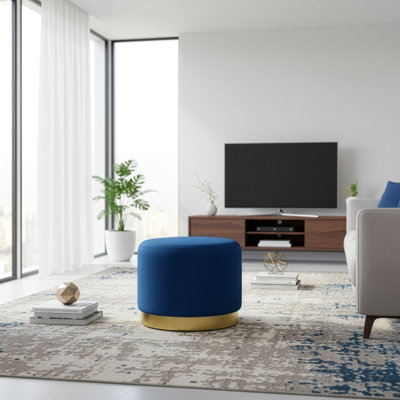 Repose-pieds standard en velours 20 po Tia