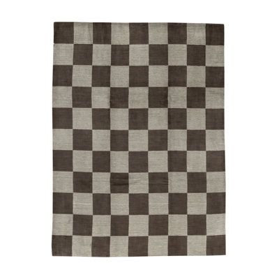 Gabbeh Wool Geometric Area Rug