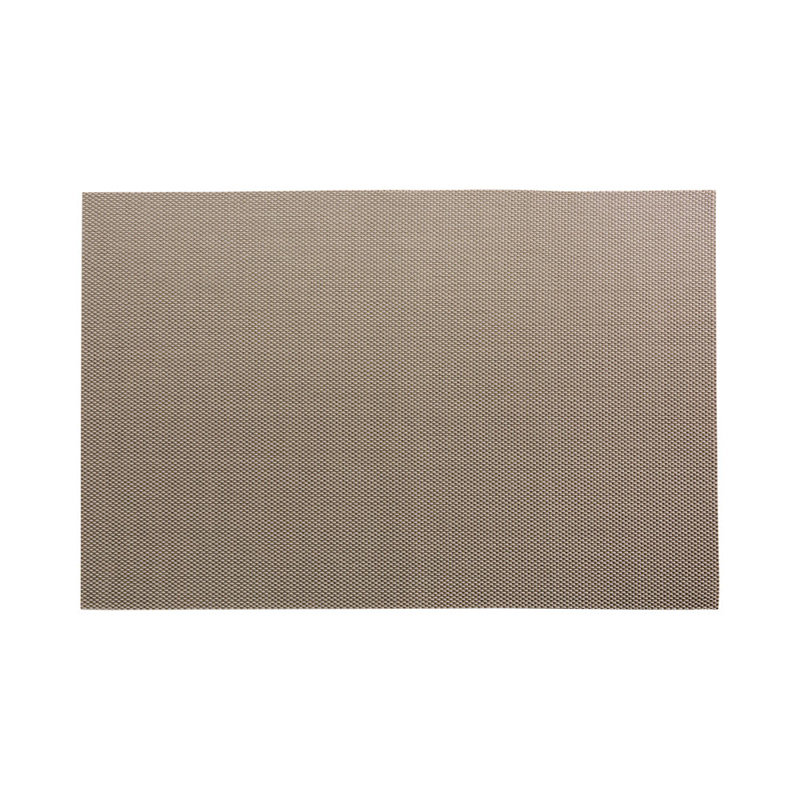Ensemble de 6 napperons de table en filet de 16 pi x 12 po Carmel de Storeware, ensemble de 6 napperons tissés lavables - résistants à la chaleur, sans tache, de couleur taupe clair