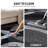 Mehul Woven Geometric Gray/Black/Ivory Area Rug – Modern Abstract Polypropylene Carpet for Living Room, Bedroom, Entryway, or Dining Room-1923182264