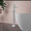 Robinet de baignoire monocommande à fixation au sol avec douche à main-50686032
