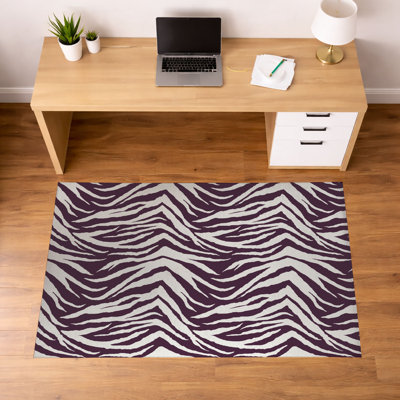 Tapis de bureau Zebra Patch