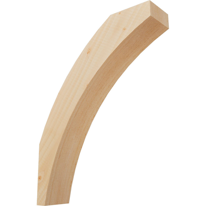 Genouillère Thorton, Sapin Douglas de 3 1/2 po (lisse), 14 po X P 18 po H