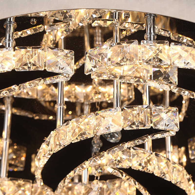 Alachua 8 - Light Crystal Chandelier with Crystal Accents, Chrome, Yes