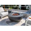 Eclipse 44" Dia x 17" H Round Concrete Outdoor Fire Pit Table-1741995631-1741830871