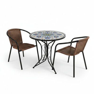 2 - Person Patio Dining Set with Round Table