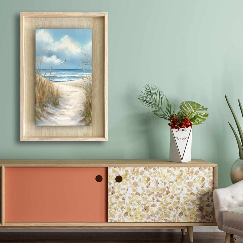 Elegant Framed Decorative Painting, 16.9 x 24.8 inches | 100% Solid Wood Frame (Thickness: 1.2 inches), 100% Maple MDF Background (Thickness: 0.1 inches), UV Printing | Perfect Wall Art for Home & Office Décor