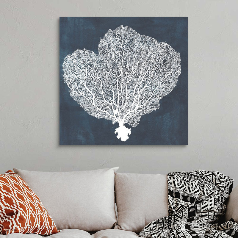 «Inverse Sea Fan I», art mural, Toile tendue, H 36 po x l 36 po x P 1 po