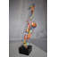 Statue de saxophone Graffiti Modern Art en résine - décor d'inspiration musicale Kingsland, 15 po x 9 po x H 29 po