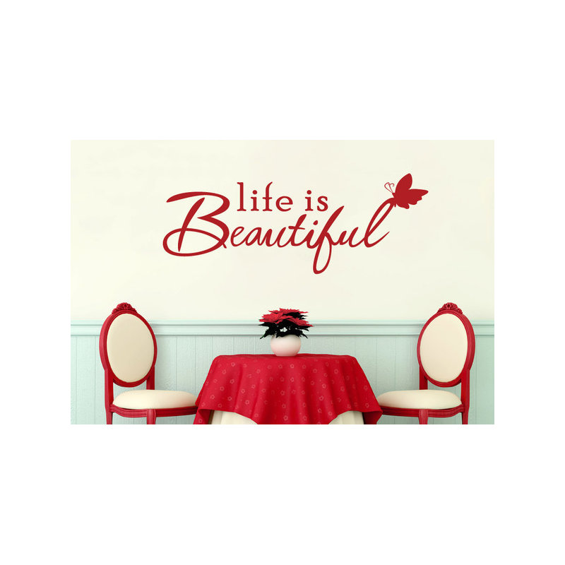 Wall Decal, Medium, Dark Red