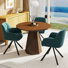 Round Dining Table Set Mid Century Modern Small Round Dining Table Set With Swivel Dining Chairs