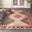 Chadbourn Southwestern Handmade Tufted Cotton/Wool Red/Ivory Area Rug-201885866