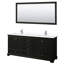 Ensemble de meuble-lavabo double 80 "avec miroir Deborah-97811525-97811013-97811010