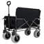 Chariot de chariot pliant convertible 3-en-1 robuste avec banc et rangement