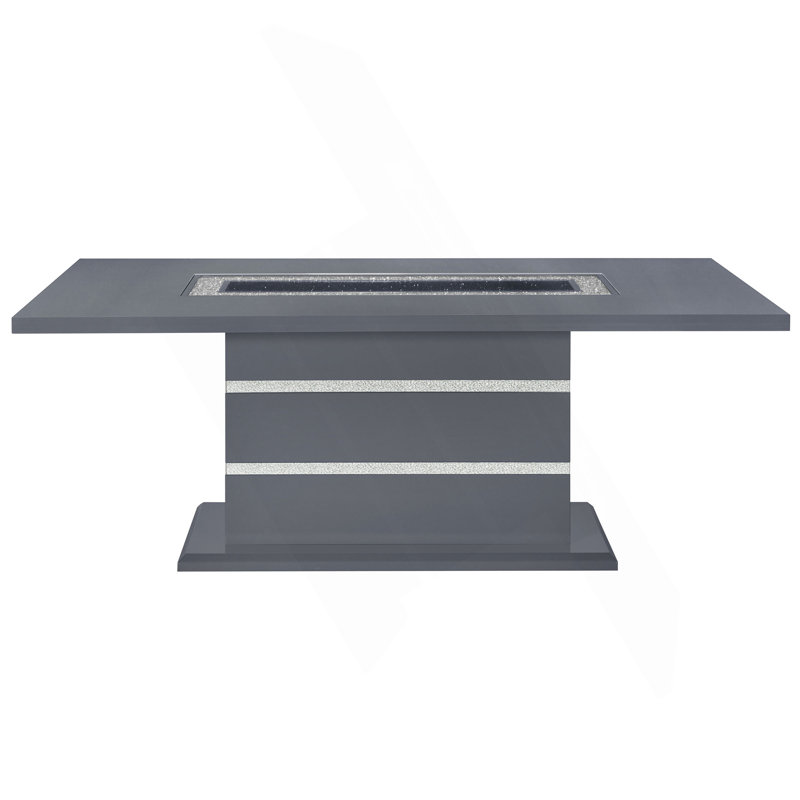 Ensemble de table et chaises ARIYA gris foncé