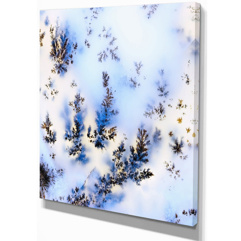 Dendrite Crystals Macro - Print, 20" H x 12" W x 1" D, Wrapped Canvas