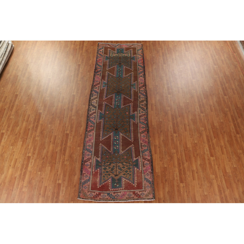 Tapis de couloir géométrique 4 x 13