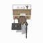 Console avec tablette ouverte, conception mince, solution de rangement moderne pour le vestibule ou le salon