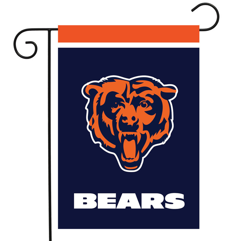 Drapeau des Bears de Chicago NFL, Navy/Orange/White, Chicago Bears
