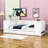 Djana Twin 2 Drawers Wooden Daybed with Trundle and Cabinets and Charging Station-765419934