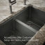 Riverby 33" Enameled Cast Iron Undermount Double Basin Kitchen Sink-833480952