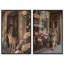 «Wild Cats Set Animals», reproduction d'art sur toile par Art Remedy-116920969